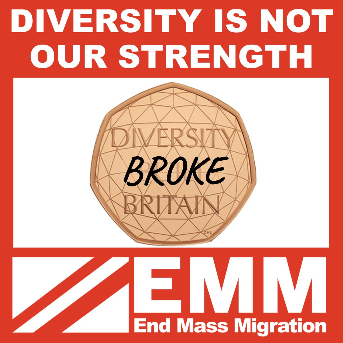 EndMassMigrate's tweet image. As crime and disorder increase, and social cohesion and stability decline, both Labour and Conservative politicians will keep peddling the lie that diversity built Britain.
The very opposite is true.
#EndMassMigration