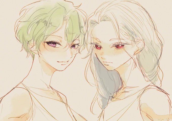 上2人幼少期   #enst_eden_ue_fa