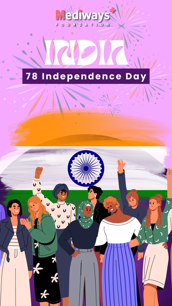 Health_Mediways's tweet photo. This Independence Day, let's rise together by empowering women and embracing health. Join the mission for a stronger India. 🇮🇳
#IndiaRising2024 #IndependenceDayIndia https://t.co/0y27gmyHRD