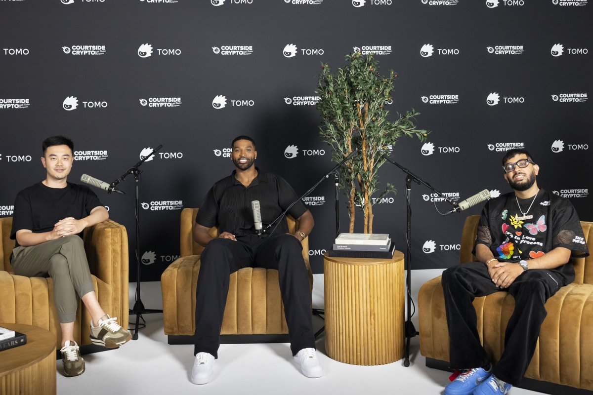 Tune in now! m.tomo.inc/live/courtside… to exclusively watch <a href="/courtsidecrypto/">Courtside Crypto</a> first on <a href="/tomo_social/">Tomo</a>