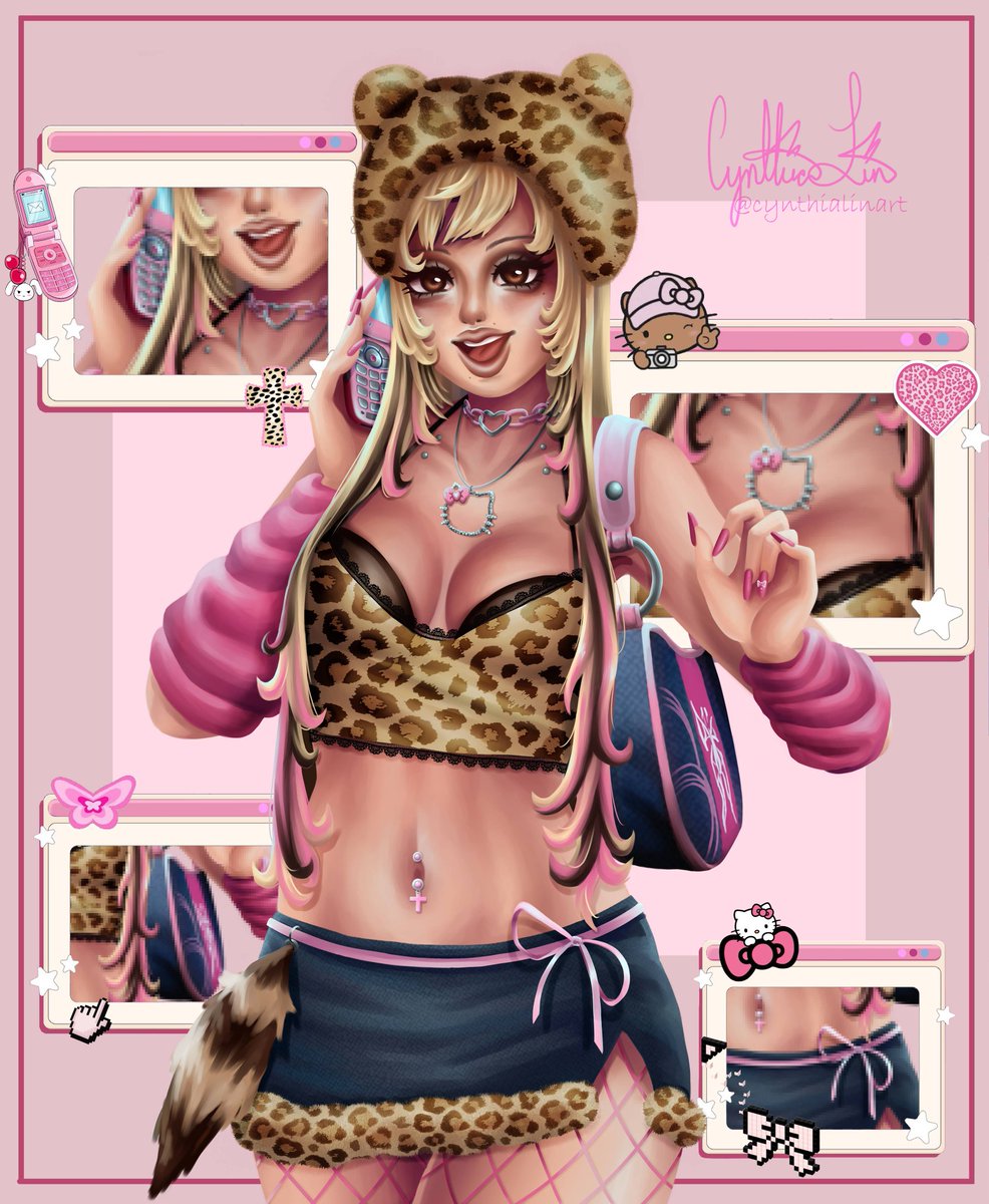 cynthialinart's tweet image. Y2K Gyaru 💗🎀🐆
Roblox avatar for August! I had so much fun with this one
#ROBLOX #robloxavatar #robloxoutfits #robloxart #gyaru #2000s #Y2K #art #artist #artistsupport #artistsontwitter #digitalart #digitaldrawing #digitalillustration #digitalpainting #clipstudiopaint