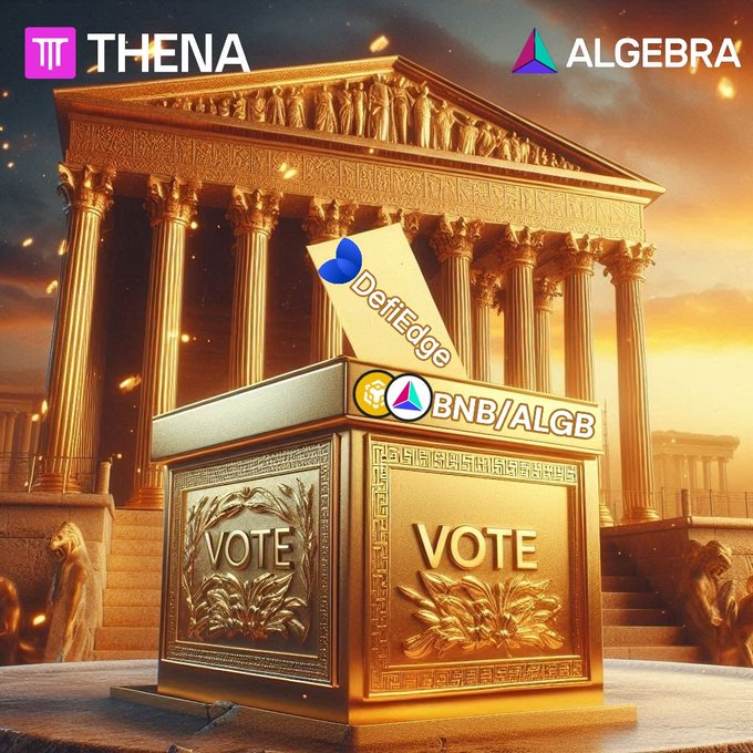 MarxBell's tweet photo. Fuel your portfolio with #ALGB from @CryptoAlgebra!✨
Algebra's weekly buybacks & burns are steadily reducing the circulating supply & increasing its value. 🔥Over 49M ALGB burned so far!
Here's a winning strategy:
🌊Provide liquidity to the BNB/ALGB pool (49% APR) powered by @DefiEdge!
🗳️Vote for the pool weekly & earn an additional 71.94% voting APR. Algebra adds 1k in incentives weekly!
Don't miss out! @ThenaFi_