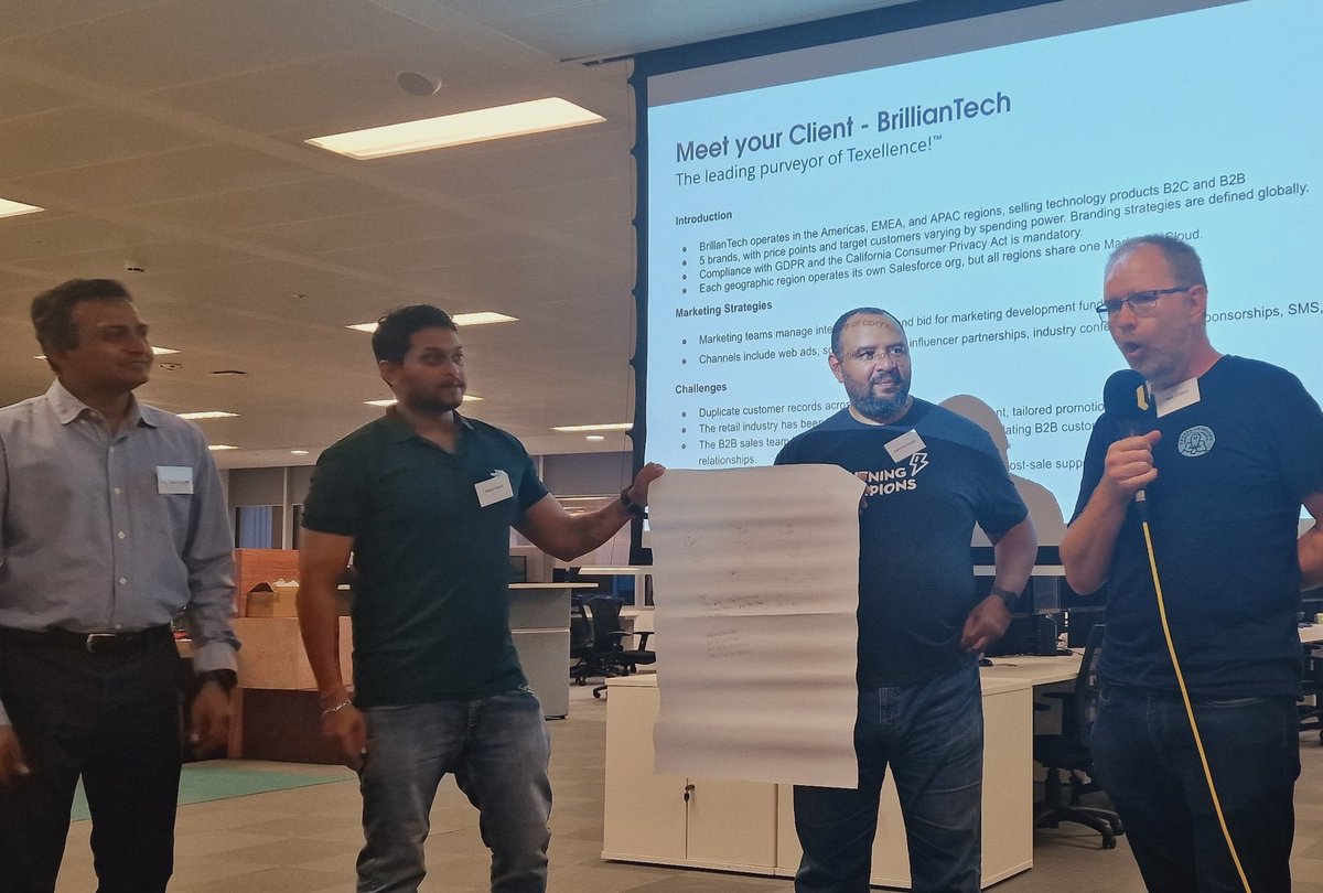 OnThePeiroll's tweet image. @RobSalesforce from @GearsetHQ and his beautiful assistants at Team1 (*cough* @NSombu u look sparkly tonight 🤩🤭)

Starting w the question:
Where is all the data coming from?

Increasing propensity to buy a new to increase revenue and hit the other challenges.

@LDNArcs #LDNArcs
