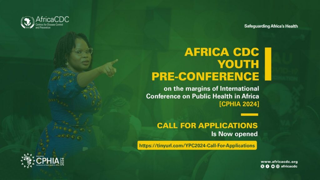 opportunitiesfy's tweet photo. 🚨 Join the 2024 Africa CDC Youth Pre-Conference in Rabat, Morocco! 🌍 Theme: "Amplifying Youth Voices" 📢. Showcase your work, connect with experts, and shape Africa's health future. Apply by Aug 31: https://t.co/hYAneiRZ0y

#YouthInAction #PublicHealth #AfricaCDC #YPC2024 https://t.co/zIHnuG43CL