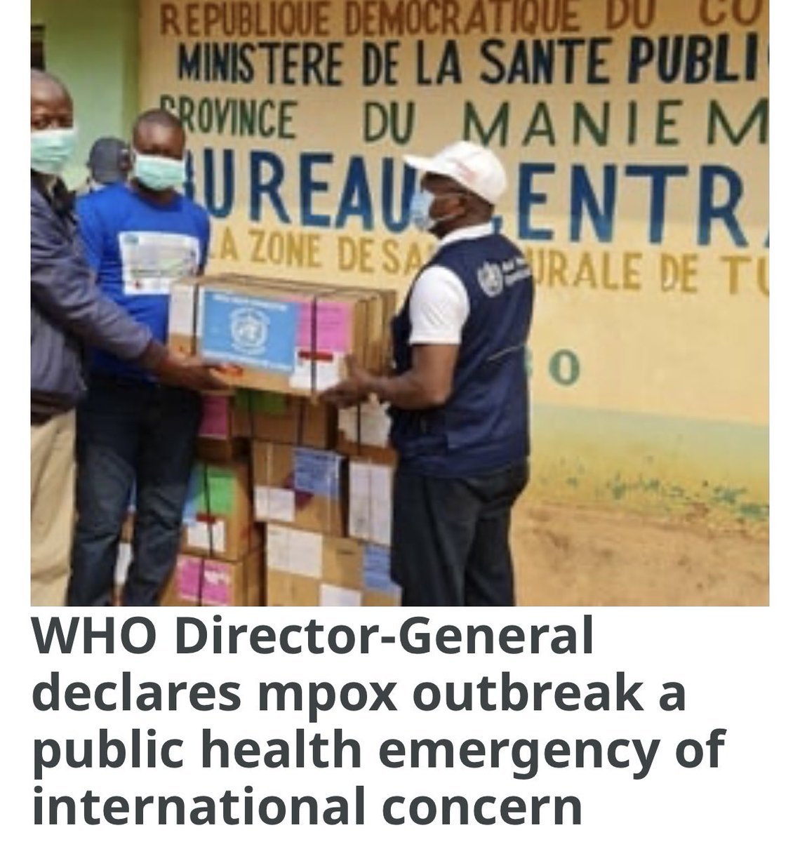 The World Health Organization just declared the mpox outbreak in Africa a global public health emergency. Cases are skyrocketing, with children under 15 most affected. Urgent international action is needed to stop the spread. #GlobalHealth #Mpox #WHO #PublicHealthEmergency