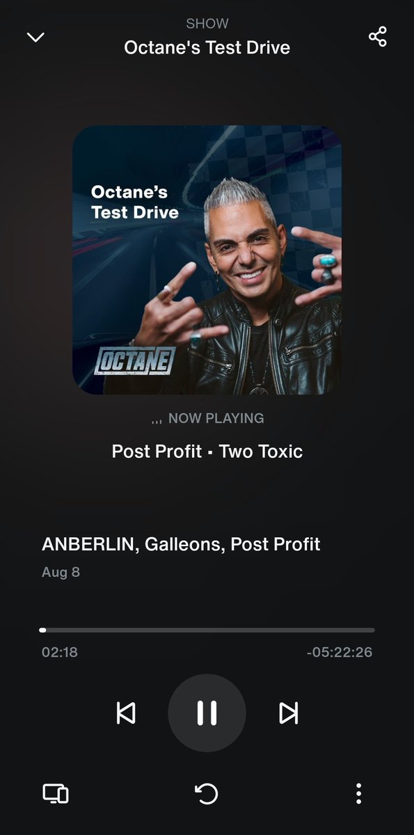 So great having <a href="/SiriusXMOctane/">Octane</a> on demand!! Just listened to the #OctaneTestDrive again and loving that banger #TwoToxic from <a href="/Post_Profit/">POST PROFIT</a> !! Would love to hear it in rotation on #Octane!! <a href="/josemangin/">Jose "Metal Ambassador" Mangin</a> <a href="/CiBabs/">Caity Babs</a> <a href="/shannongunz/">Shannon Gunz</a>