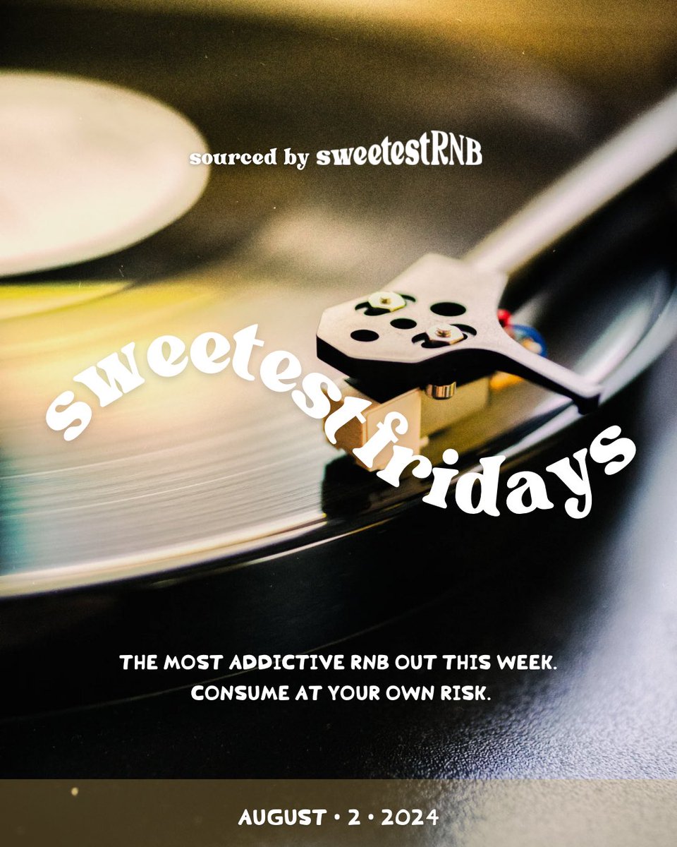 The first #SweetestFridays of August make some noise wtf!!!! 

Here are 9 R&amp;B standouts from this week including:

<a href="/Amaeyaaaa/">AMAEYA✨</a> 
<a href="/jaycortezx/">Jay Cortez</a> &amp; <a href="/jahkoy/">JAHKOY</a> 
<a href="/eliderbyx/">eli</a> 
<a href="/elaineofficial_/">Shining star</a> 
+ more 🍯