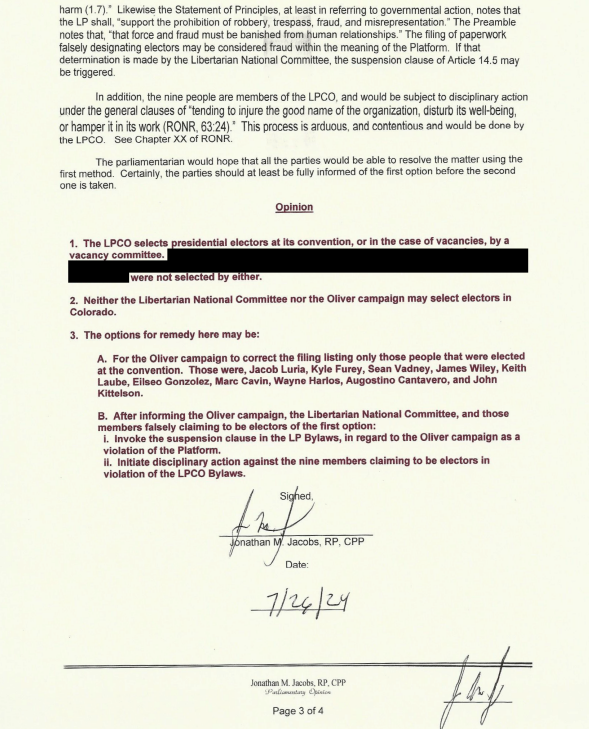 LPCO's tweet image. “We believe that respect for individual rights is the essential precondition for a free and prosperous world, that force and fraud must be banished from human relationships, and that only through freedom can peace and prosperity be realized." - LP platform Preamble