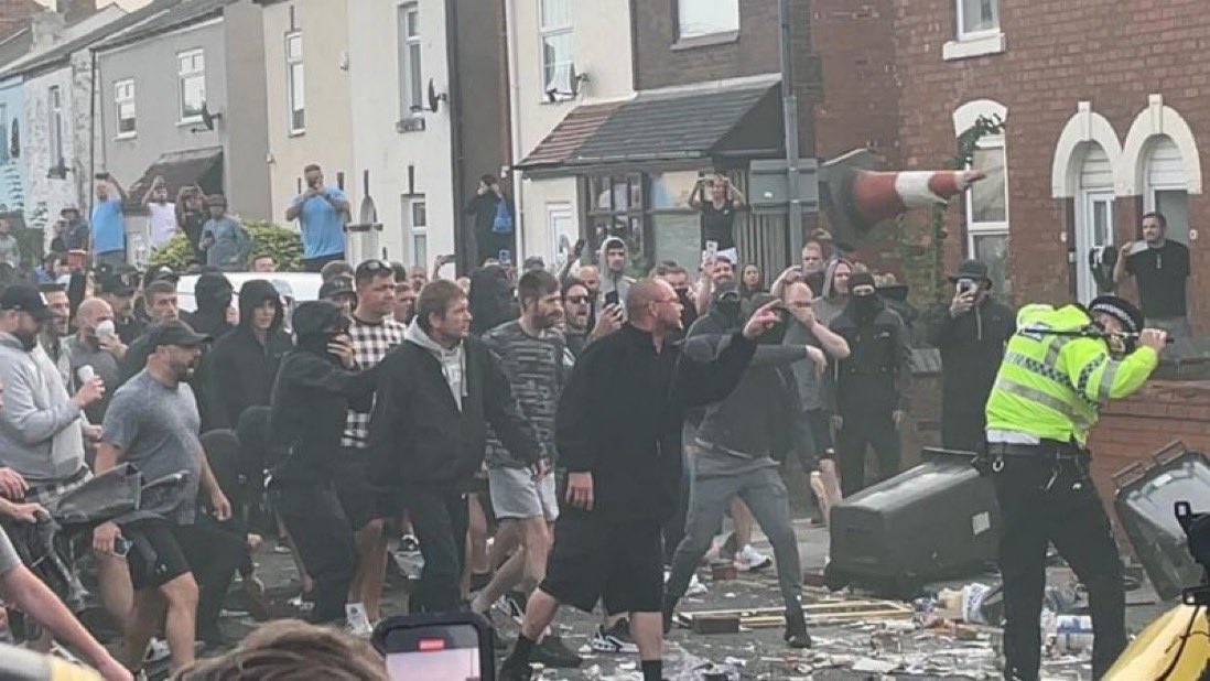 Yes Britain clearly has a problem with extremist terrorism and it is coming from the far right. 

These thugs are intimidating and scaring innocent people and families across the country. 

They are radicalised. They are dangerous. They have no place in Britain, or anywhere else.