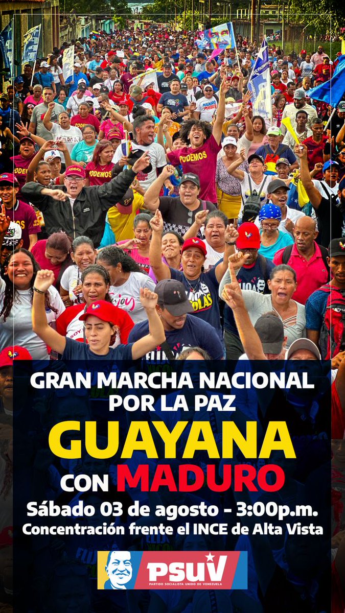 Mañana salimos por nuestro presidente <a href="/NicolasMaduro/">Nicolás Maduro</a> y por la paz de la patria. ¡Activos!