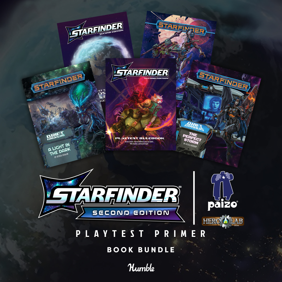 lonewolfdevel's tweet image. The Starfinder Playtest is live and you can create characters for free right now in Hero Lab Online! We&apos;ve also teamed up with Paizo Inc. to bring digital character creation to the Starfinder Humble Bundle supporting Girls who Code! buff.ly/4dmnuZ6