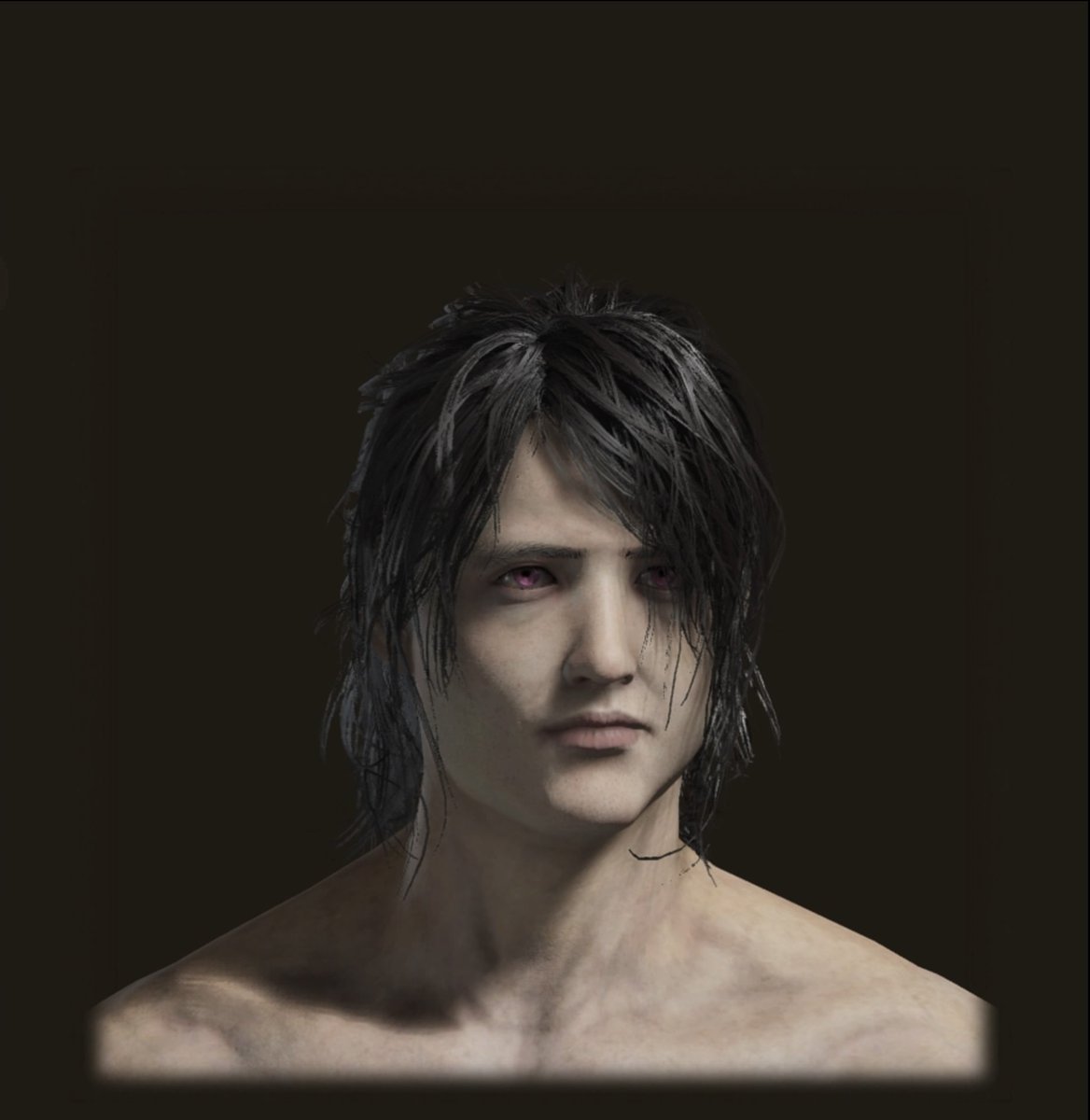 "Well I hope you have a steady hand then.."

Pulling down his hood. Raven locks loosely tied into a small ponytail. Undoing it for them