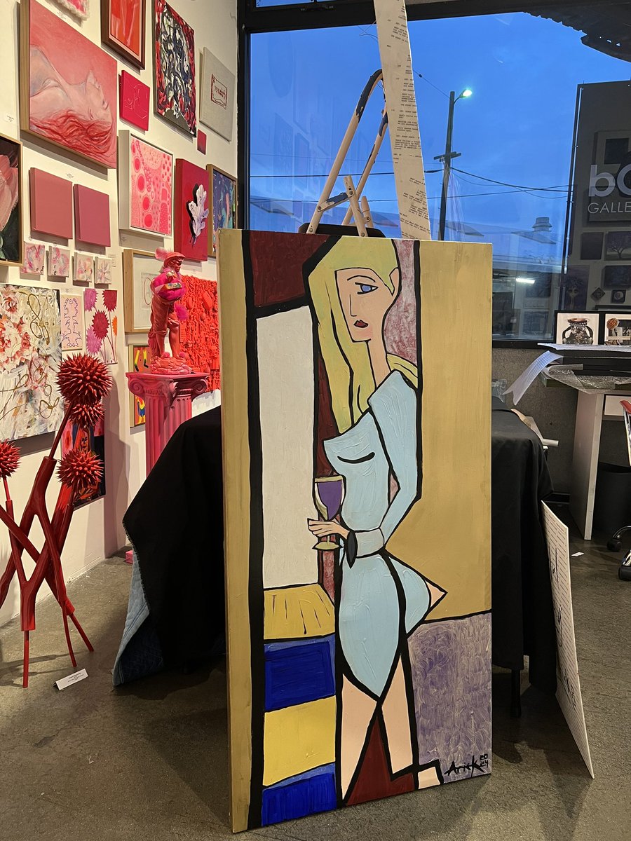 Awesome show last night! If you love art leave a shout out below and if you love art enough to support me as an artist please feel free to reach out and we can work something out. Much love to you all ❤️ 

<a href="/bggallery/">b golightly</a> #artshow #artist #artistshowcase #la #santamonica #labased