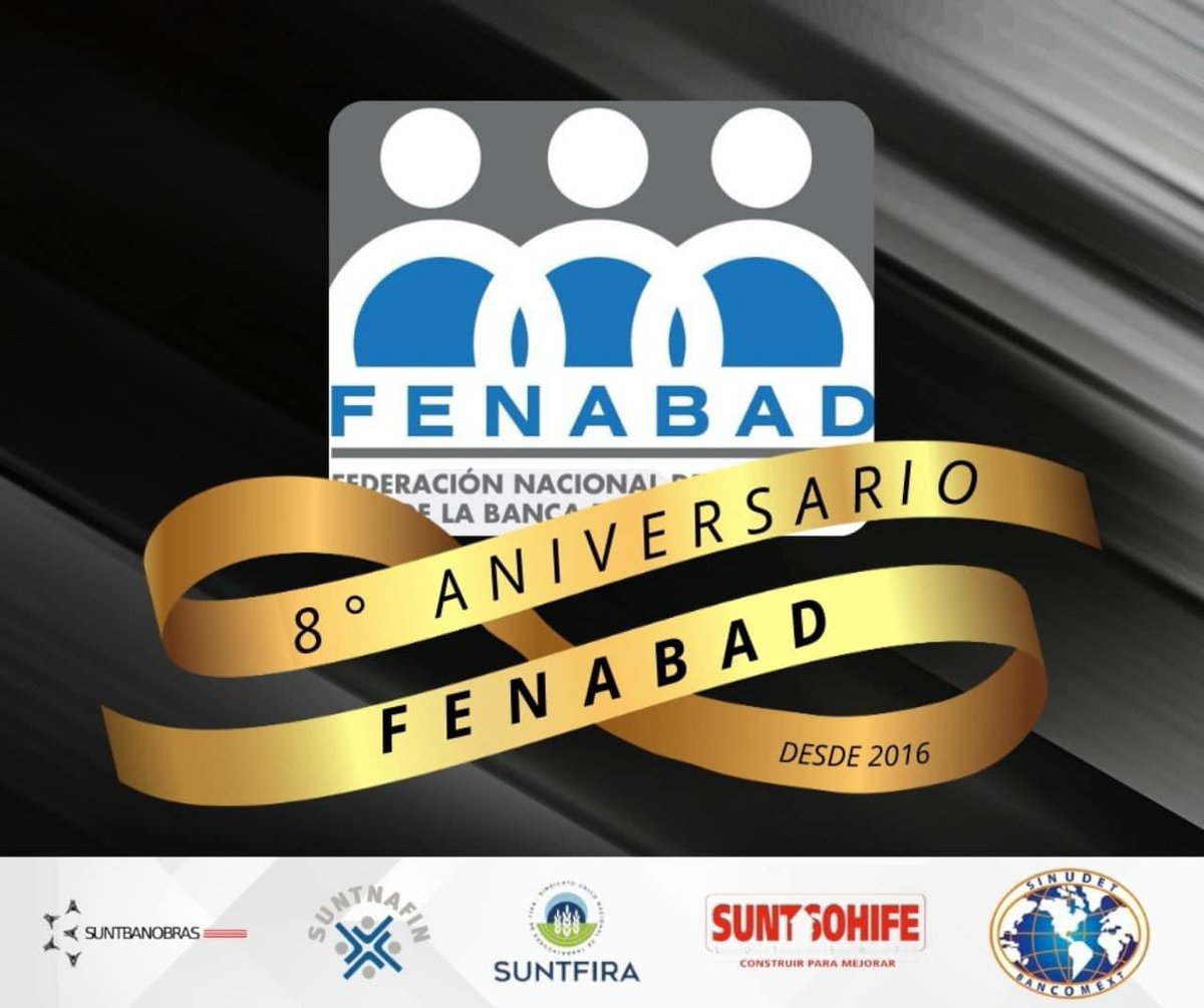 El Comité Ejecutivo Nacional del Sinudet-Bancomext, felicita a la Federación Nacional de Sindicatos de la Banca de Desarrollo por su 8° aniversario.
2016-2024