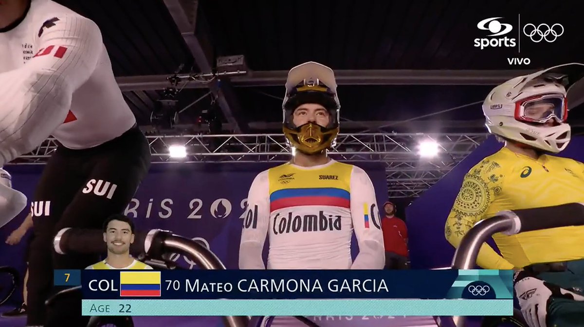 bmxcol's tweet photo. ¡MATEO CARMONA!

¡Grande! 6to en la final.

Lo hiciste muy bien. Nos llenaste de ilusión y te llevas un diploma olímpico en una competencia con un nivel bestial. https://t.co/EMBhoysnPf