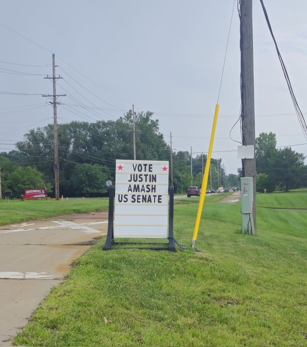 <a href="/justinamash/">Justin Amash</a>, seen outside <a href="/Line_2_Line/">Line2Line Coatings</a> today.