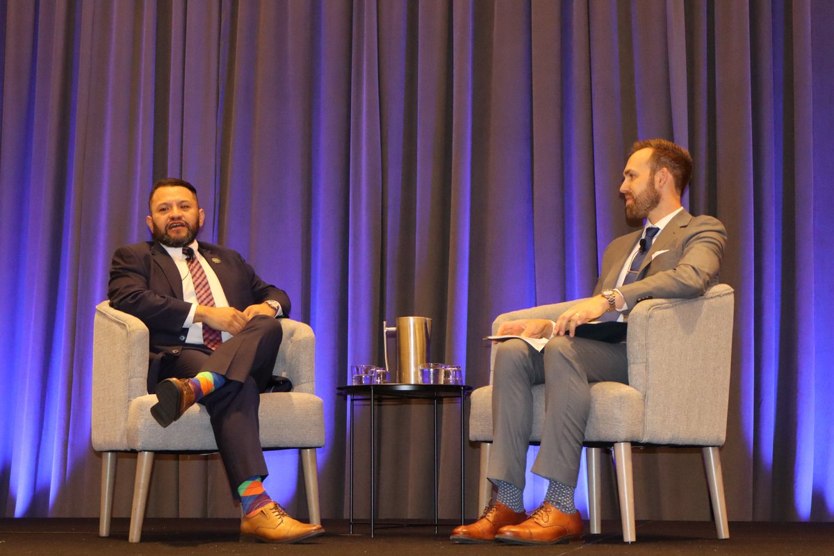 Our afternoon Keynote speaker is Juan D. Martinez with <a href="/FreshTracks_/">Fresh Tracks</a>! Juan is at #NCEL2024 to talk about his experience fighting for #OutdoorEquity and the ways in which states can promote #HealthyCommunities through the #GreatOutdoors. Thank you Juan!