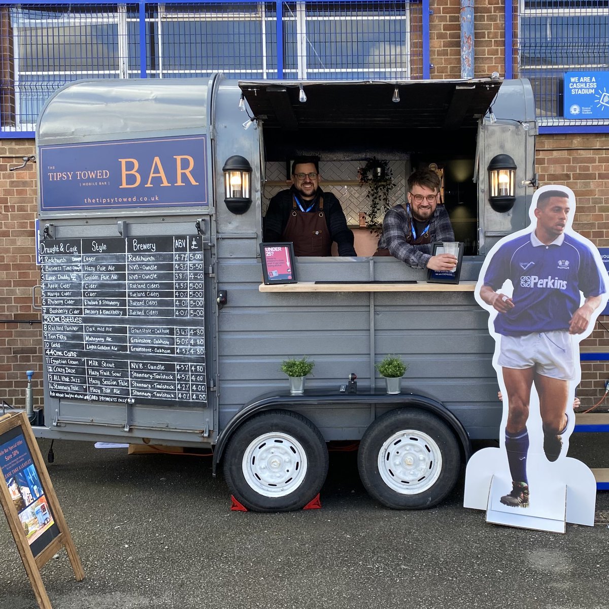 TipsyTowed's tweet photo. We’re sad to announce that we won’t be part of the fan zone this season. 

Disappointingly we haven’t been asked back to provide our awesome selection of local craft beers and real ales. 

We would like to say a HUGE thank you to all our fellow Posh 

#supportlocalbusiness #utp https://t.co/Oc2O9ngbPP