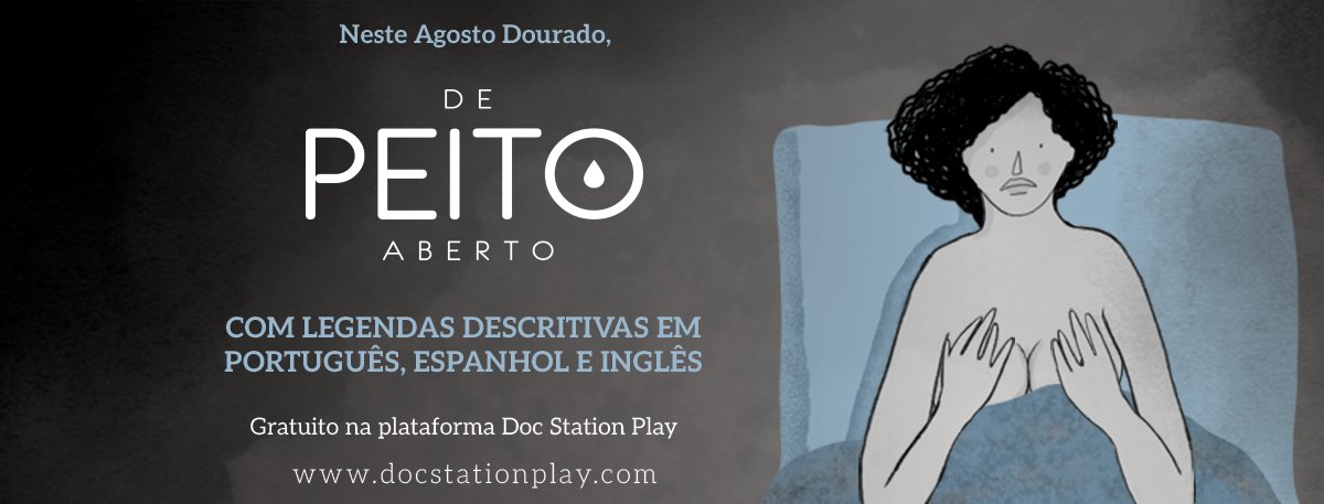 docstationplay's tweet image. DE PEITO ABERTO, filme de Graziela Mantoanelli, está disponível gratuitamente com legendas descritivas em português, espanhol e inglês na plataforma especializada em documentários Doc Station Play neste #AgostoDourado💛

Acesse: docstationplay.com/documentarios/…