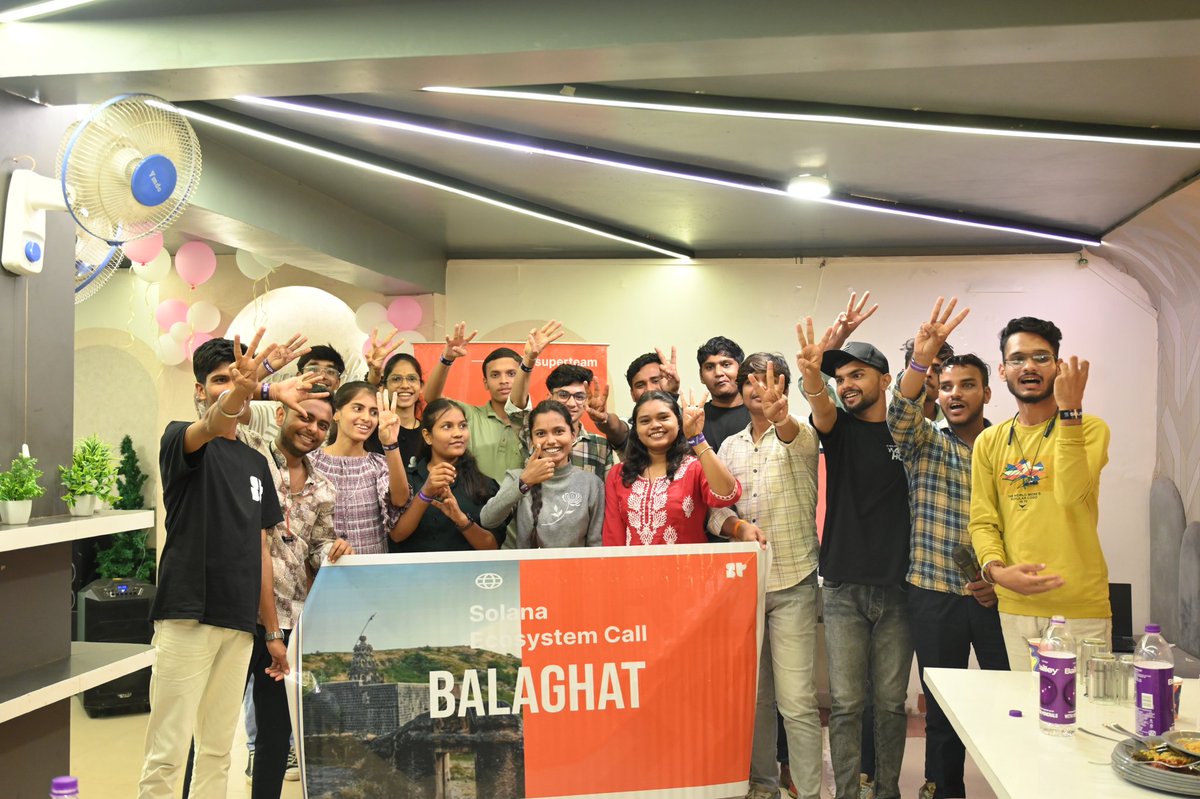 PatleRahul239's tweet photo. Here I attended my the solana ecosystem call Balaghat is on fire 
Solana compete the etherium on dex first time.....
Congratulations @solana 
Thanks you @SuperteamIN https://t.co/cV1ZVudYuB