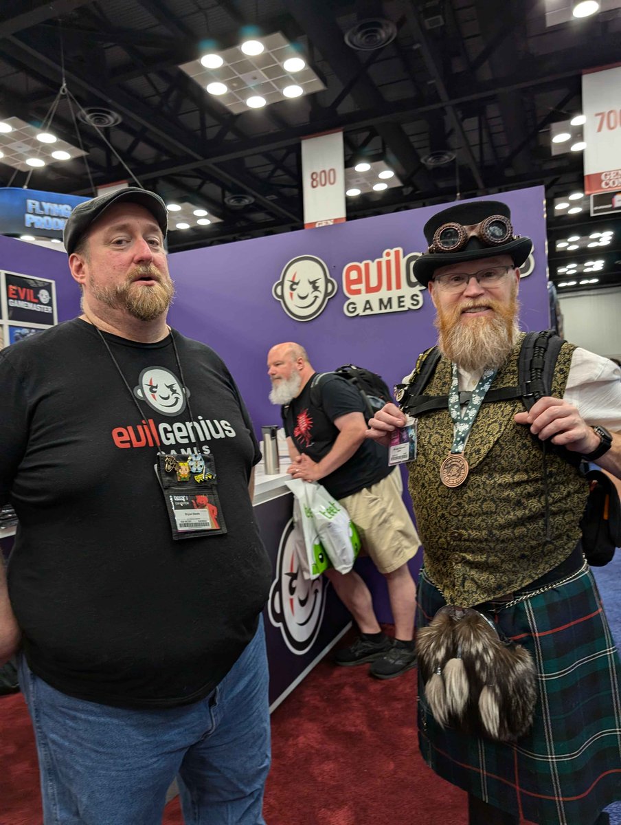 Please say hello to <a href="/BryanCPSteele/">Bryan C.P. Steele 🔜 GAMEHOLE CON 2024</a> at the #GenCon  Booth #737