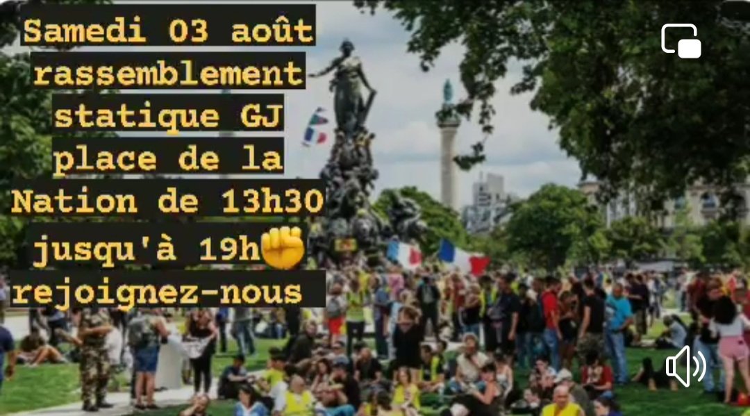 Djadja80425319's tweet photo. #manifestation #samedi #3Aout dès 13h30 #Paris Place de la Nation !
#GiletsJaunes #Palestine !
#JOdelaHonte !  Coût supérieur à 10 milliard€ alors que les #français ont faim !
#2poids2mesures #RussieExclue #IsraHellDoitEtreExclue ! 
#Paris2024 https://t.co/JtOzq3CoWb