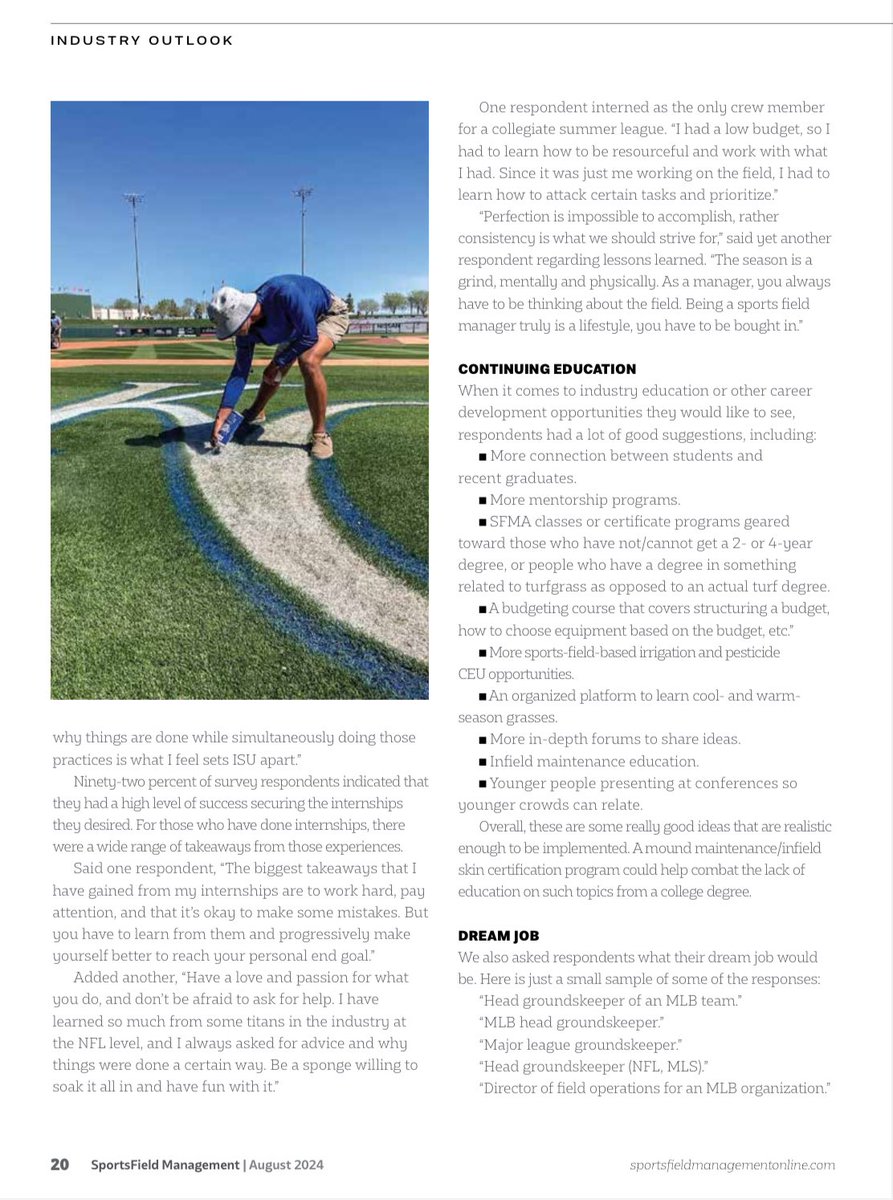 Jakob_Scales's tweet photo. Super stoked to write an article for @SportsField_Mag on the next generation’s POV of the industry. Give it a read! https://t.co/sNKOohJsMM