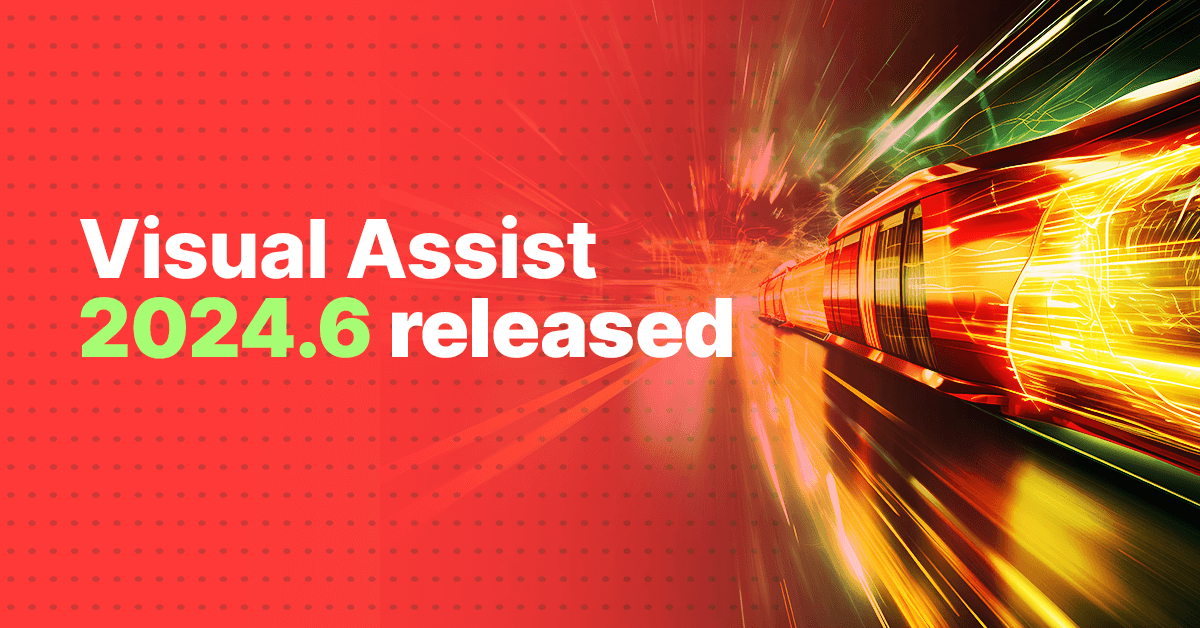 visualassist's tweet photo. ๐ฃ ๐ฉ๐ถ๐๐๐ฎ๐น ๐๐๐๐ถ๐๐ ๐ฎ๐ฌ๐ฎ๐ฐ.๐ฒ is here and is available to download! VA 2024.6 brings two critical fixes for Visual Assistโs interaction with Visual Studio.
โก๏ธ ๐ซ๐๐๐๐๐๐๐
๐๐๐! https://t.co/qWh2WSA7Bd
#VisualAssist #developers #coding https://t.co/deKIlrDTt2