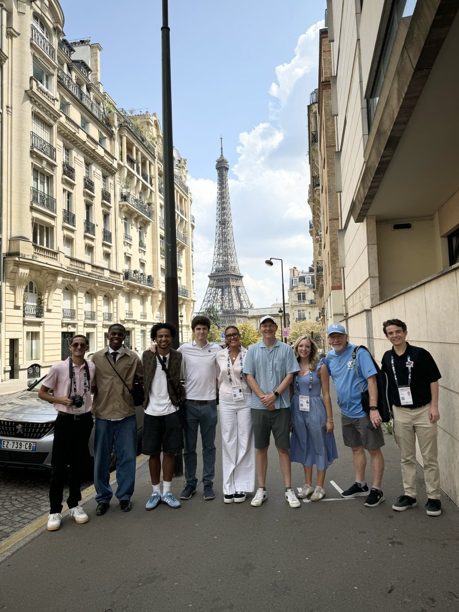 UNCHussman's tweet photo. ✨ Team UNC Hussman is working hard and shining bright in the City of Lights!

#Olympics2024 #Paris2024 #UNC https://t.co/y3TbTHfprQ