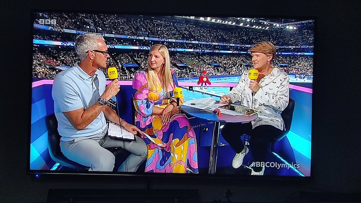 chloemunzer's tweet photo. Anyone have an id for Rebecca Adlington's dress? Very late Beatles iconic, love that #BBCOlympics https://t.co/X1z0mwL5Oj