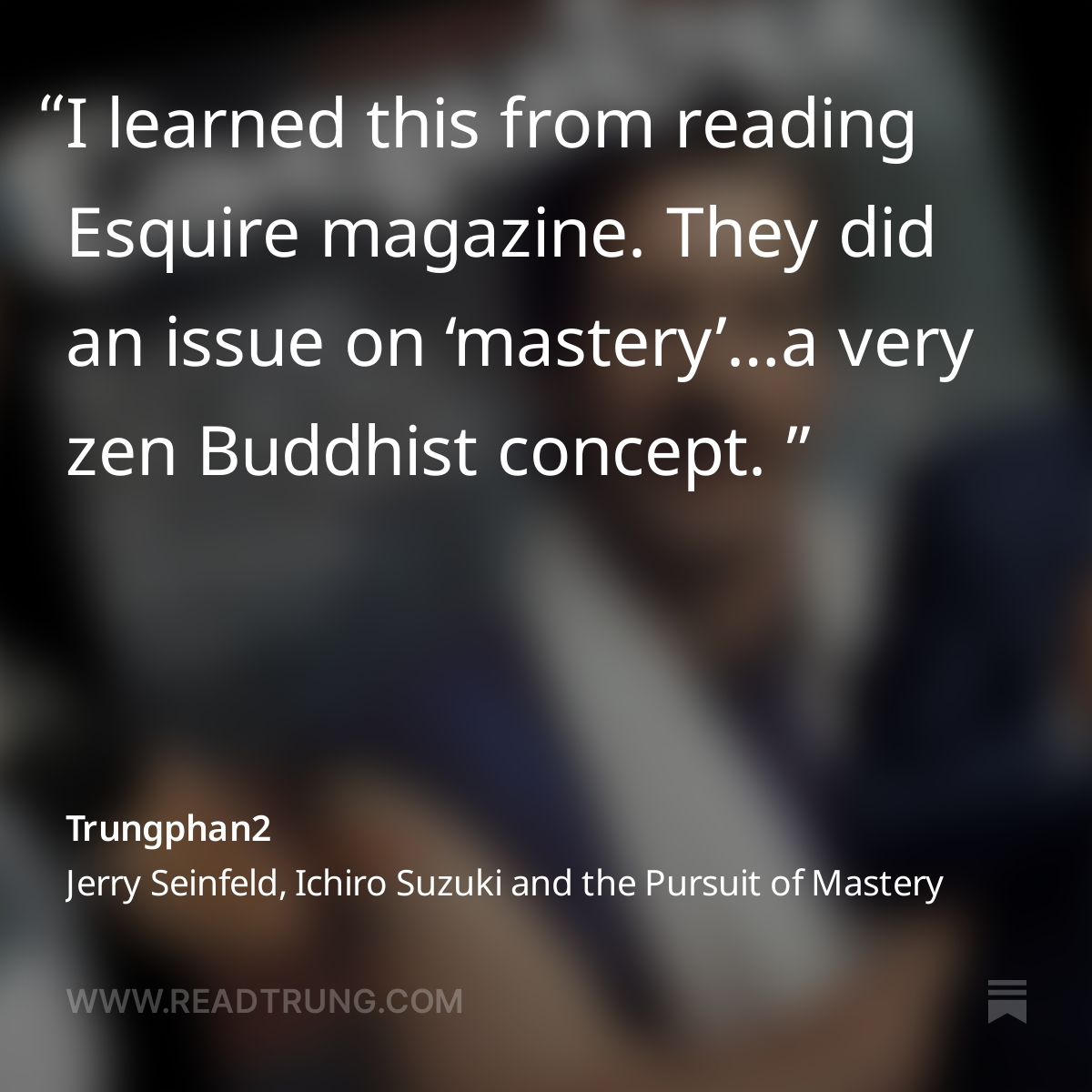 jane199209's tweet photo. Jerry Seinfeld, Ichiro Suzuki and the Pursuit of Mastery https://t.co/DtUEzXRZFO https://t.co/KWYA2gJdA3