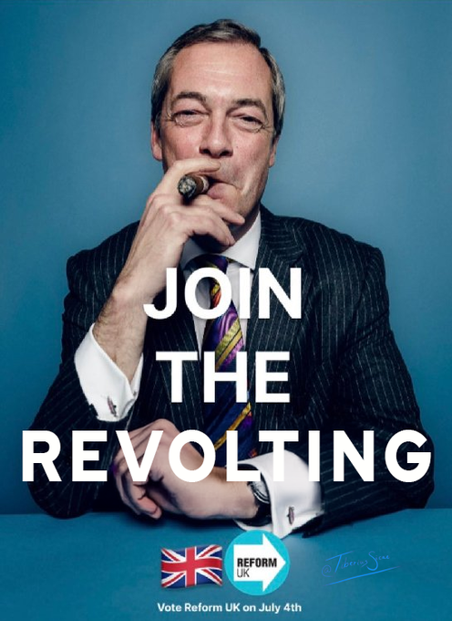 I must say that Nigel Farage and his new recruitment poster for the #EnoughIsEnough "protests" is looking<a href="/tag/enoughisenough"class="tags"><span>#enoughisenough</span></a>