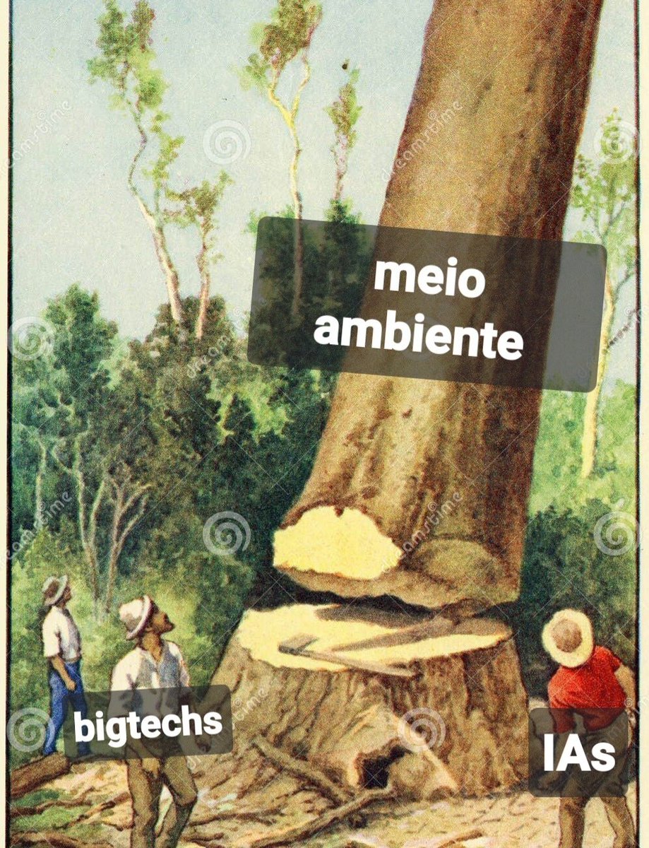 🚨 AS IAs ESTÁ FAZENDO MAL AO MEIO AMBIENTE 

Você sabia que as IAs estão sendo prejudiciais ao meio ambiente? Isso é muito sério e precisa ser mais divulgado!

Segue o fio para entender 👇
+