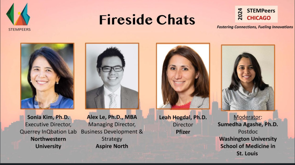 Stempeer15's tweet photo. #InteractiveOpportunities #ScienceCareer
🌟 Networking opportunity for STEM enthusiasts in Fireside chats with specialists🌟
13 Days left for early bird registration. Registration now: https://t.co/HKgYCeav1U 📅 Save the Date: October 5th, 2024.
Meet our panelists https://t.co/WpA9CtcjVY