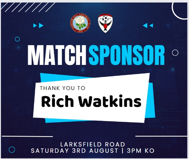 HarrowHillFC's tweet photo. A huge thank you to this week's match sponsor! 🎉 Your support means the world to us and we hope you enjoy our hospitality with 4 pints over the bar and a delicious selection of food at the game. Cheers! 🍻⚽ #ThankYou #MatchDaySponsor #HHFC https://t.co/mlELmkcYAW