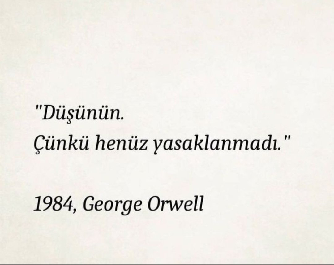 Bazı şeyleri hemen alaya alıp çok basite indirgiyoruz.Bugün erişim engeli olur  yarın çok daha büyüğü.Adam 80 yıl önce söylemiş.
Uyanın artık gözünüzü açın ve düşünün.Çünkü henüz yasaklanmadı
#instagramı #erisimyasağı #erisimengeli #instagramı #instagramıGeriVer