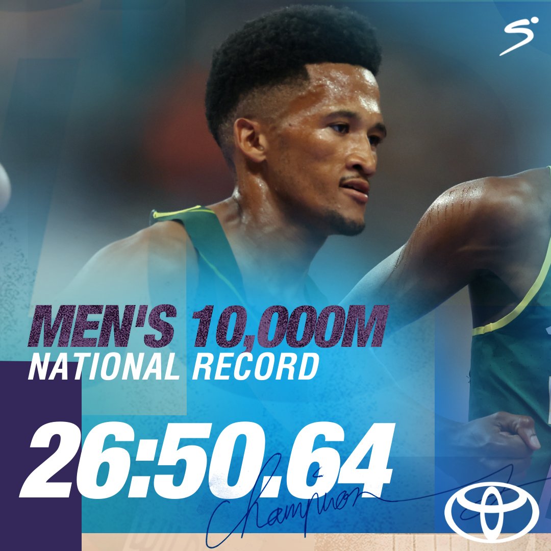 Track week starts with a bang in the Men's 10,000m 💥

Adriaan Wildschutt sets a new South African record with an epic run 👏🇿🇦

#Paris2024 | #CloserToYourChampions