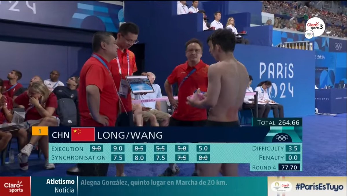 ayalara_'s tweet photo. @enlaceacancha Este fue el peor clavado de China, como es posible que califiquen con 5 y ese mismo clavado con 9, no hay elocuencia, los jueces tibios les dio miedo calificar como debió ser, en resumen fue un robo 😔 https://t.co/CCNFE3OPDy