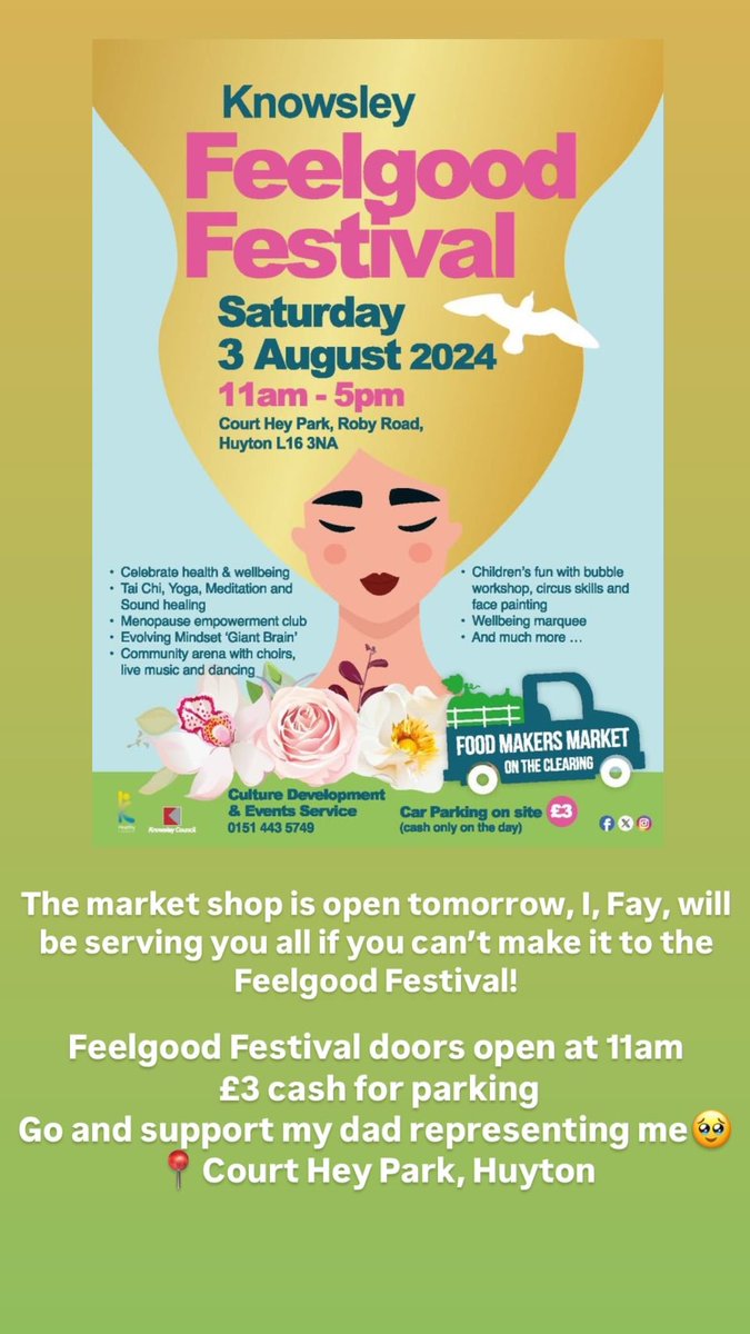 KirkbyCoffee's tweet photo. PLAN OF ACTION FOR THE KNOWSLEY FEELGOOD FESTIVAL TOMORROW
@cultureKnowsley @KnowsleyCouncil https://t.co/mP7FX4n7aX