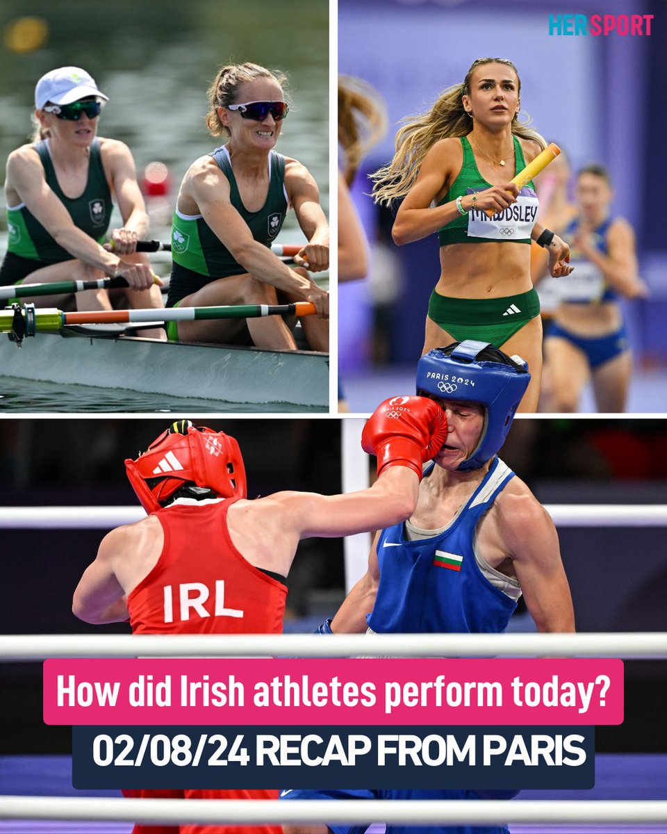☘️What a day 😅 

🤩 From the pool to the track, the ring to the sea, Team Ireland athletes have been smashing it on ALL fronts 👏.

Here’s your recap from today’s #OlympicGames.

(🧵 🪡 1/9)