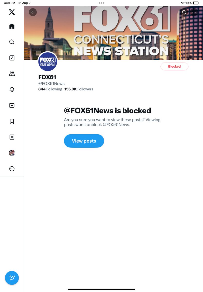 CeceCalabrese's tweet photo. @FOX61News Here’s what I think of your fake news account #BlockFOX https://t.co/oIF6GHaMX6