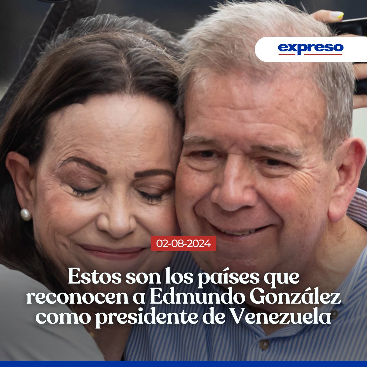Expresoec's tweet photo. La controversia en torno a los resultados de las elecciones presidenciales en Venezuela sigue en el centro del debate internacional. En respuesta a la proclamación del CNE, varios países han mostrado escepticismo.

Lee más: https://t.co/5nnOrY1Ivf https://t.co/7yOF8GgJzo