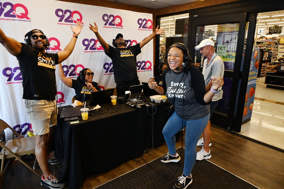 Our song "Every Student Known" got its radio premiere on @92Q today! A day after the release, students &amp; music educators who wrote &amp; recorded it joined Director of Schools Dr. Adrienne Battle at the station's remote broadcast in Antioch. Everyone was feeling the joy that flows