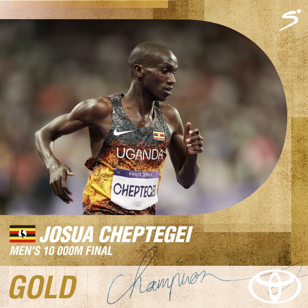 Janet K Museveni (@janetmuseveni) on Twitter photo An Olympic Champion! Cheptegei! Cheptegei! Cheptegei! This is such a special moment for you! Adding another gold medal to your collection is truly incredible! Uganda is beaming with pride for you. Congratulations, <a href="/joshuacheptege1/">Joshua Cheptegei 🇺🇬🇺🇬 🥇🥇</a>! 🥇 #ParisOlympics2024 #TeamUganda An Olympic Champion! Cheptegei! Cheptegei! Cheptegei! This is such a special moment for you! Adding another gold medal to your collection is truly incredible! Uganda is beaming with pride for you. Congratulations, <a href="/joshuacheptege1/">Joshua Cheptegei 🇺🇬🇺🇬 🥇🥇</a>! 🥇 #ParisOlympics2024 #TeamUganda