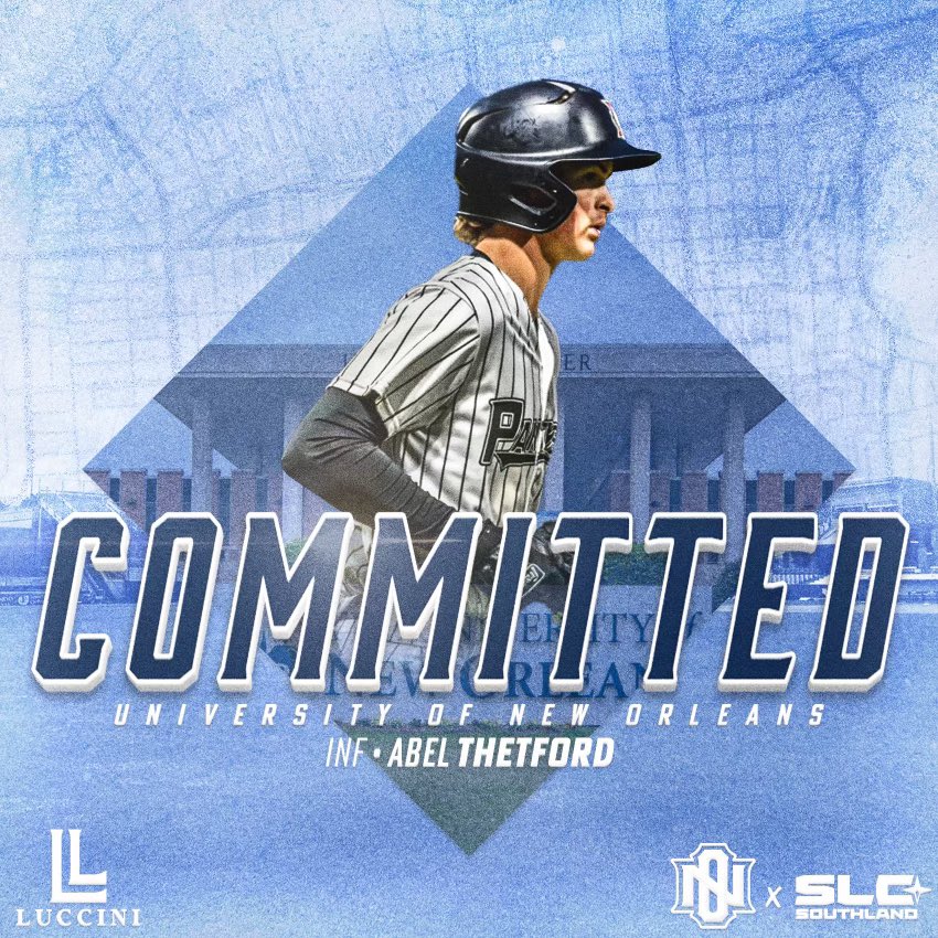 I am incredibly grateful to announce that I will be furthering my academic and athletic career at the University of New Orleans. I want to thank God for blessing me with the ability and opportunity, without him none of this would be possible.
#AGTG #NOLAsTeam⚔️
@parkwaybsb