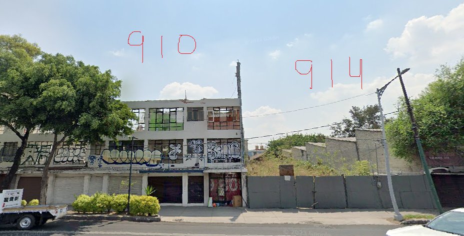 Hoy vamos a hablar de dos predios el #CártelInmobiliario en una investigación de
<a href="/MariaLuisaRubio/">María Luisa 💚🍉</a> y su servidora.  Se trata del #910 y #914 de Calzada de Tlalpan entre Refugio y Laura.
🧵