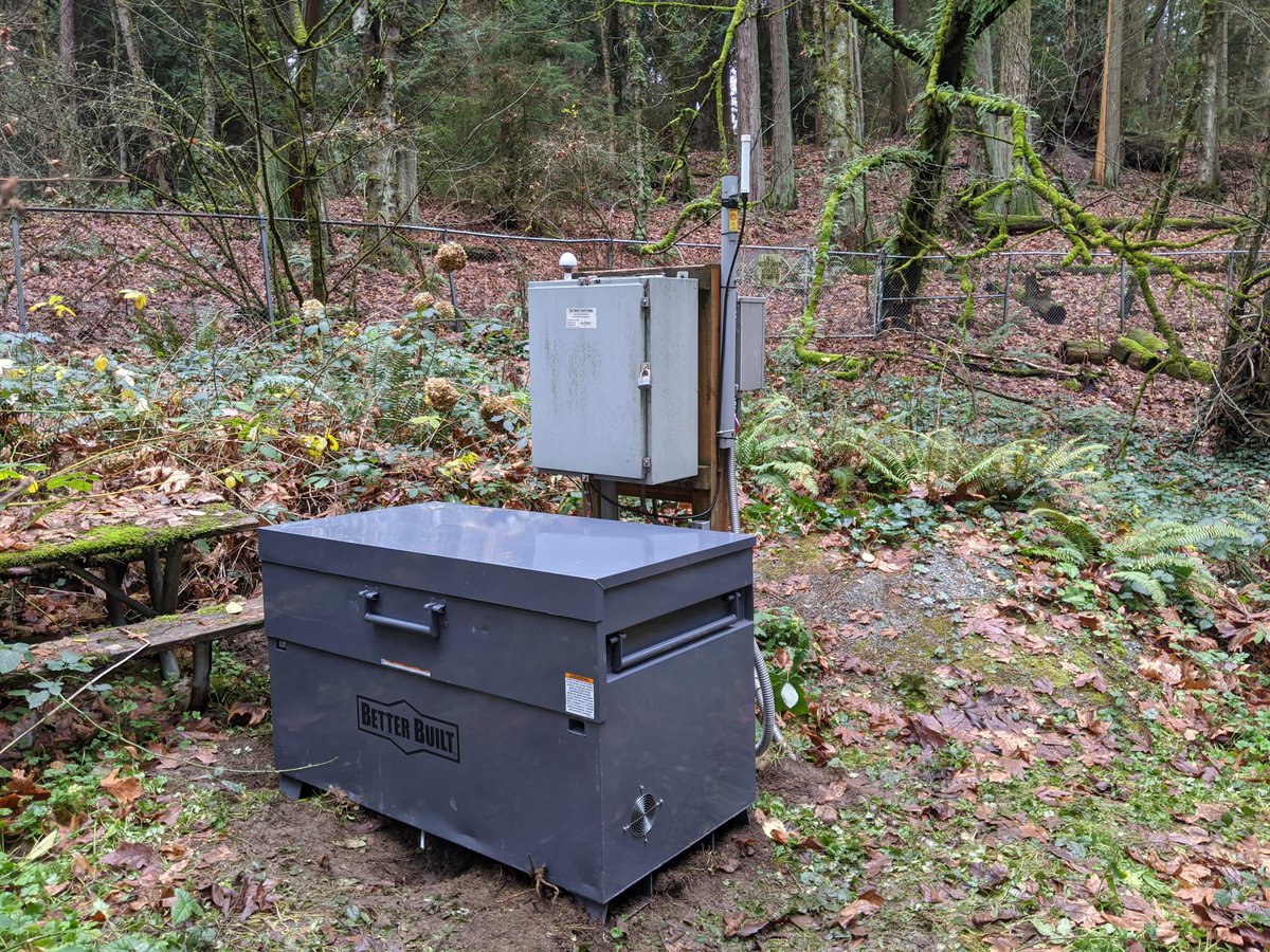 PNSN1's tweet image. Happy #FieldworkFriday and happy #Seafair Weekend! Our station at Seward Park in Seattle (SP2) detects the @BlueAngels soaring overhead! Their flybys are clearly seen on the seismograms during the Thursday practices. Watch for them in the skies and on PNSN.org.
