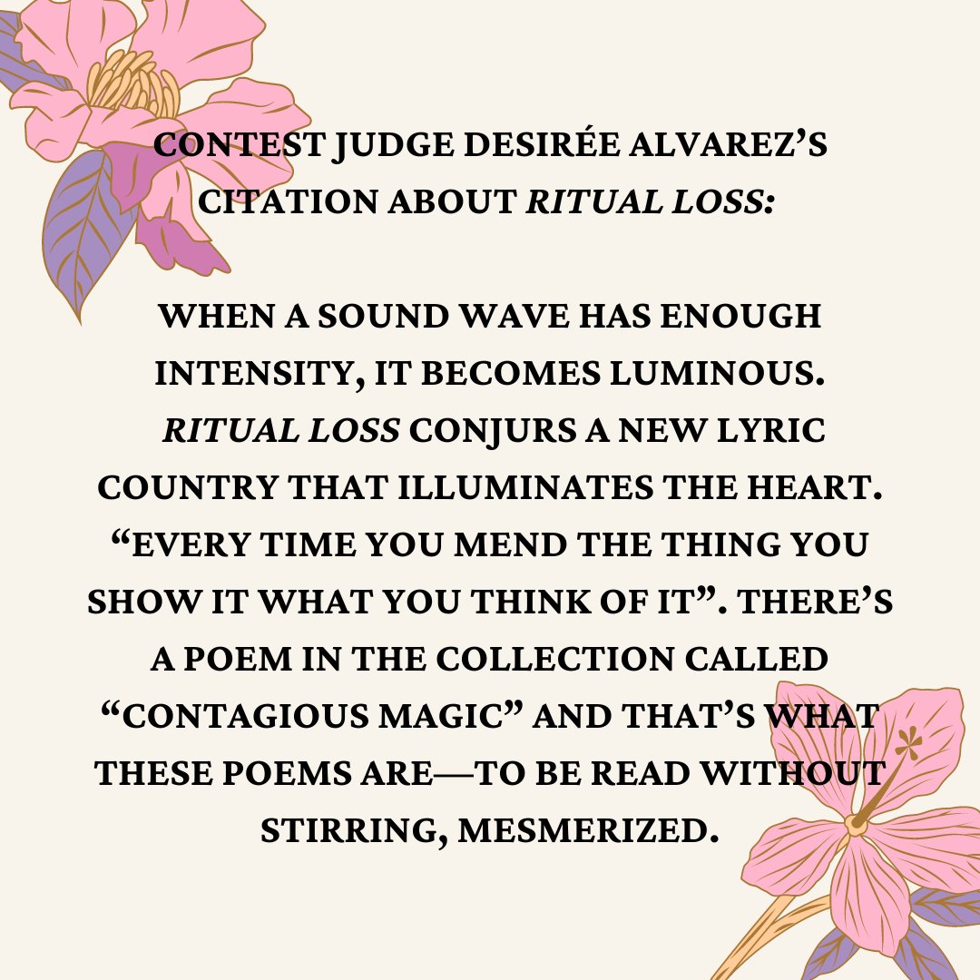 Omnidawn's tweet photo. Congratulations Carolann Caviglia Madden, winner of Omnidawn's 2024 First/Second Poetry Book Contest judged by Desirée Alvarez, for her work Ritual Loss !

Also congratulations to our five finalists: Rachel Han, Kelly Hoffer, Angelo Mao, Martin Rock, and Maya Salameh https://t.co/hhZREZLvig