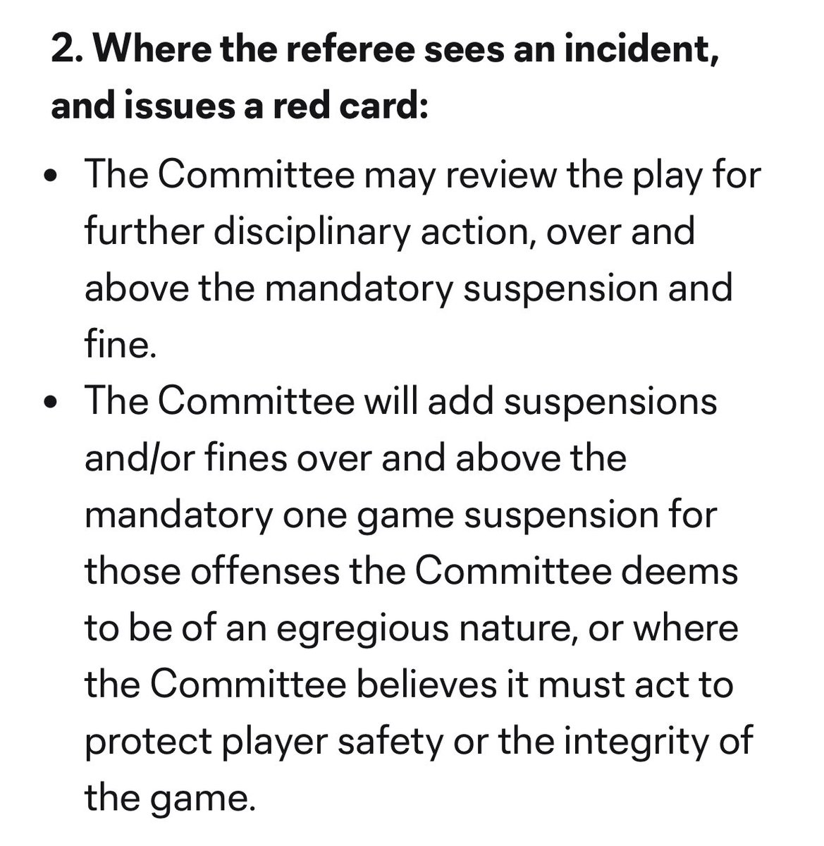 CarterChapley's tweet image. This is what MLS deems Pat Noonan violated when he got his Red Card against Chicago Fire that warranted an extra game suspension and after fine. 

Ok. 👍🏼 

#AllForCincy
