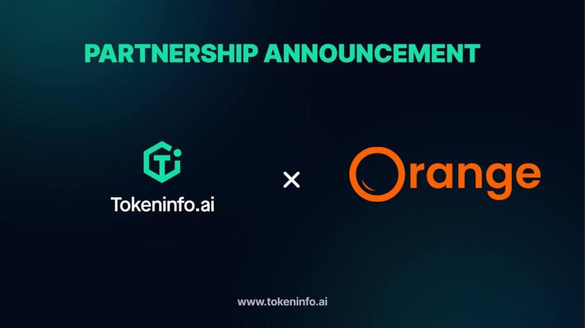 TokenInfoAI's tweet photo. 🚀 Exciting news! We have partnered with @orange_web3
🍊 Orange Web3 is a platform and an EVM Layer 1 blockchain focused on User Generated Content tools for web3.
We look forward to exploring other ways to partner with @orange_web3 ! 🚀
#AI #Orange #Tokeninfo https://t.co/5c4dFcEpe4